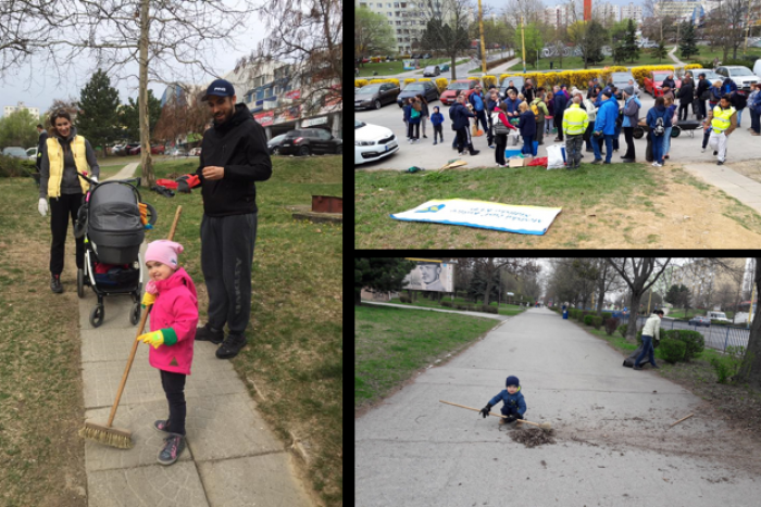 Ilustračný obrázok k článku FOTO: Jarné upratovanie na KVP: Metly sa chopili malí i veľkí dobrovoľníci