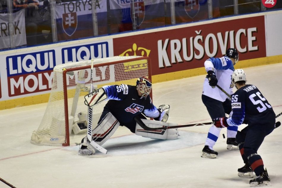 Ilustračný obrázok k článku FOTO: Hviezdny výber USA zastavil rozbehnutých Fínov