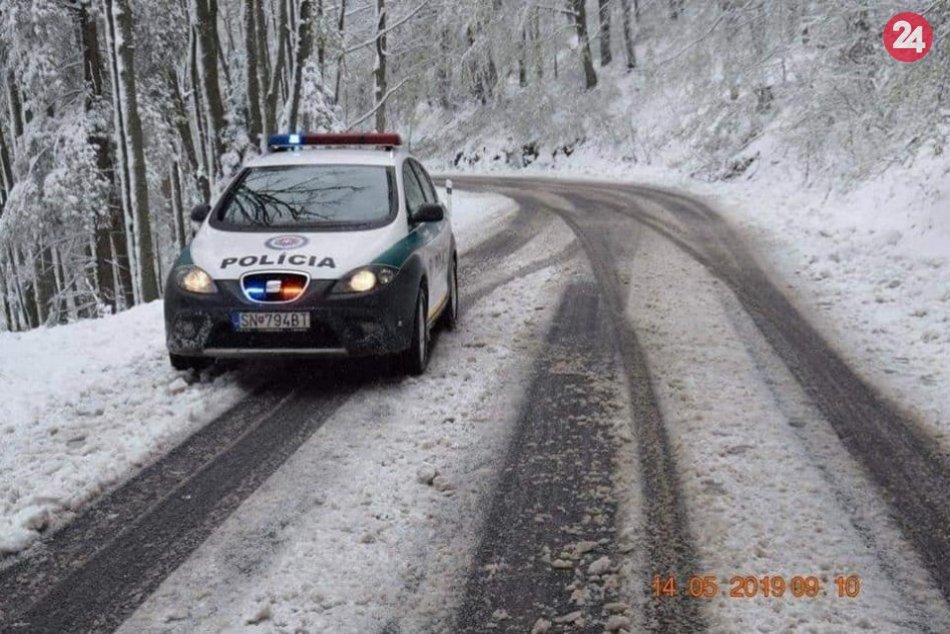 Ilustračný obrázok k článku FOTO: Na Spiši nasnežilo, jazdite opatrne