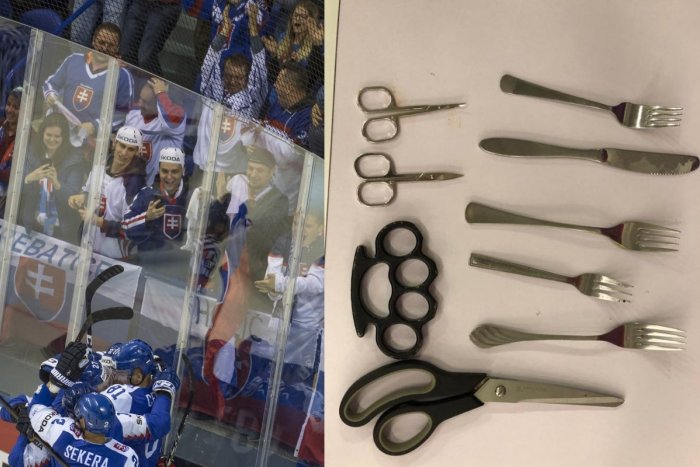 Ilustračný obrázok k článku Boxer, nožnice i príbor: Tieto predmety chceli fanúšikovia preniesť na šampionát