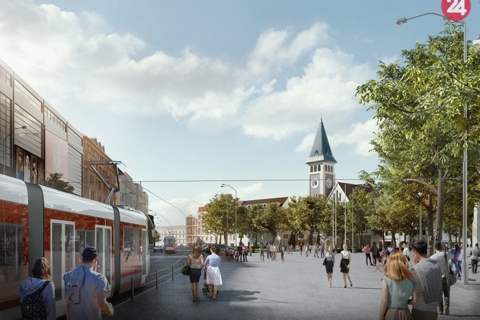 Ilustračný obrázok k článku Namiesto áut kvetináče: Mesto chystá na Námestí SNP tzv. rýchle riešenia