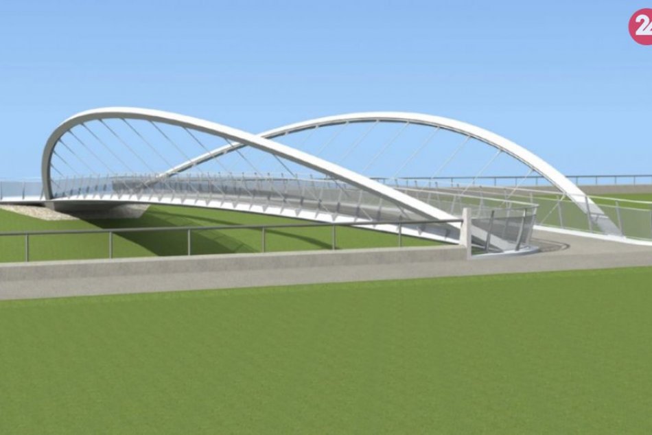 Ilustračný obrázok k článku Mesto vypísalo verejnú súťaž na cyklolávku cez rieku Nitra, VIZUALIZÁCIE