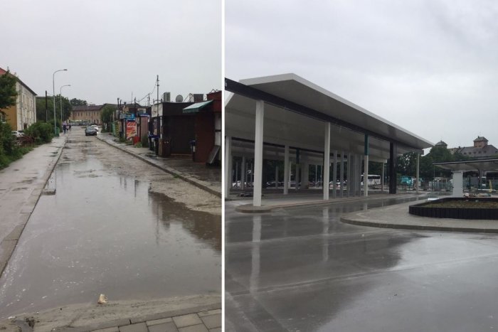 Ilustračný obrázok k článku FOTO z autobusovej stanice: Prístrešky sú takmer hotové, okolie chátra
