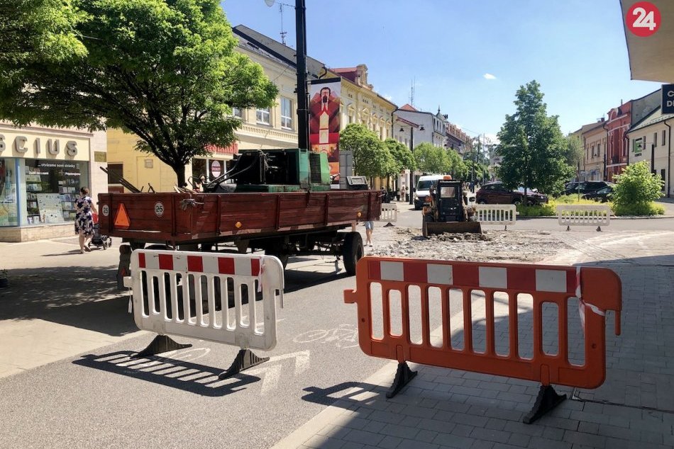 Ilustračný obrázok k článku Rekonštrukcia mikulášskej pešej zóny: Treba sa pripraviť na tieto obmedzenia, VIDEO