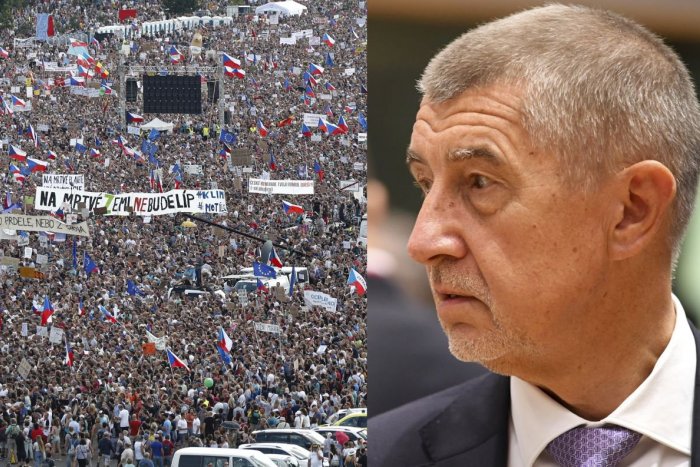 Ilustračný obrázok k článku Najväčšia demonštrácia od roku 1989: Babiš sa čudoval, prečo sú ľudia nespokojní