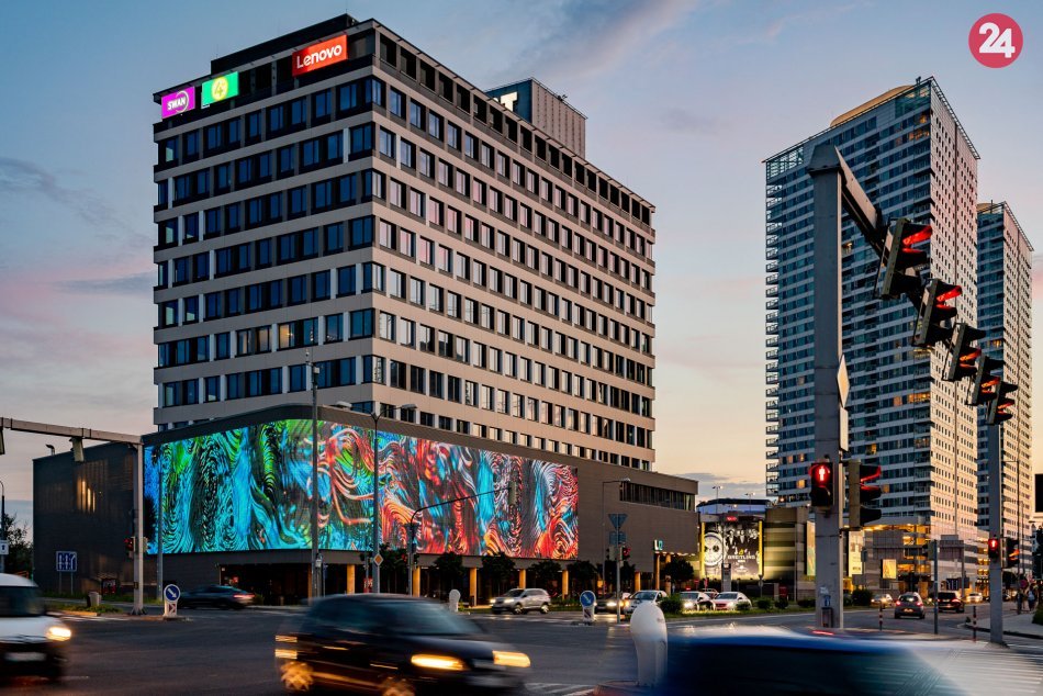 Ilustračný obrázok k článku FOTO: V Bratislave máme najväčšiu LED fasádu v strednej Európe