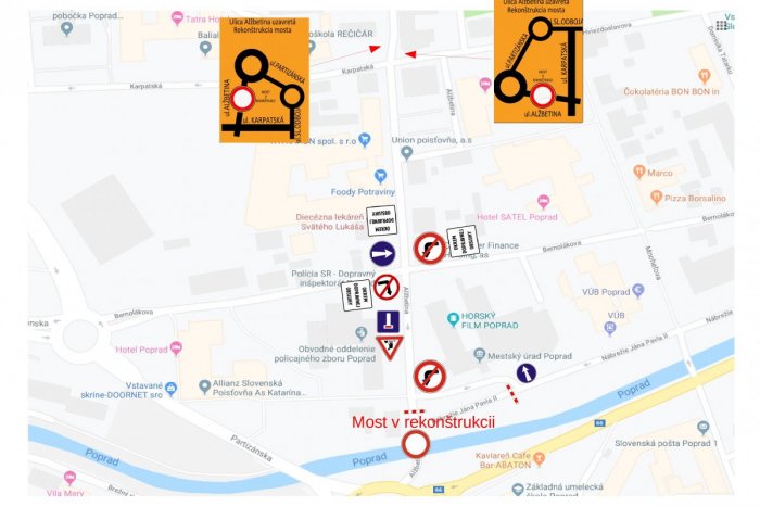 Ilustračný obrázok k článku Motoristov čaká ďalšia komplikácia v centre: Uzávera mosta na Alžbetinej ulici