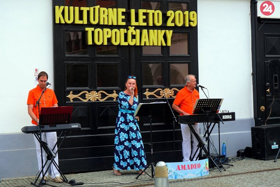 Ilustračný obrázok k článku Vstup do kultúrneho leta: Topoľčianky odštartovali sériu letných koncertov, FOTO