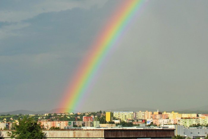 Ilustračný obrázok k článku Príroda predviedla krásne divadlo: V Prešove sa ukázala parádna dúha, FOTO
