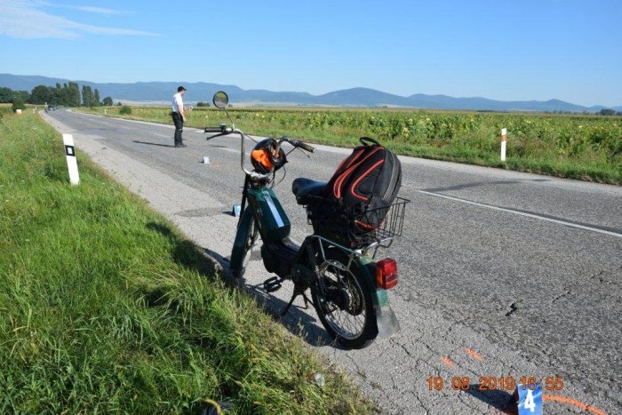 Ilustračný obrázok k článku Dôchodca bez prilby a opitý havaroval na babete