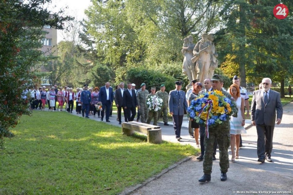 Ilustračný obrázok k článku FOTO: Rožňavčania si pripomenuli výročie Slovenského národného povstania