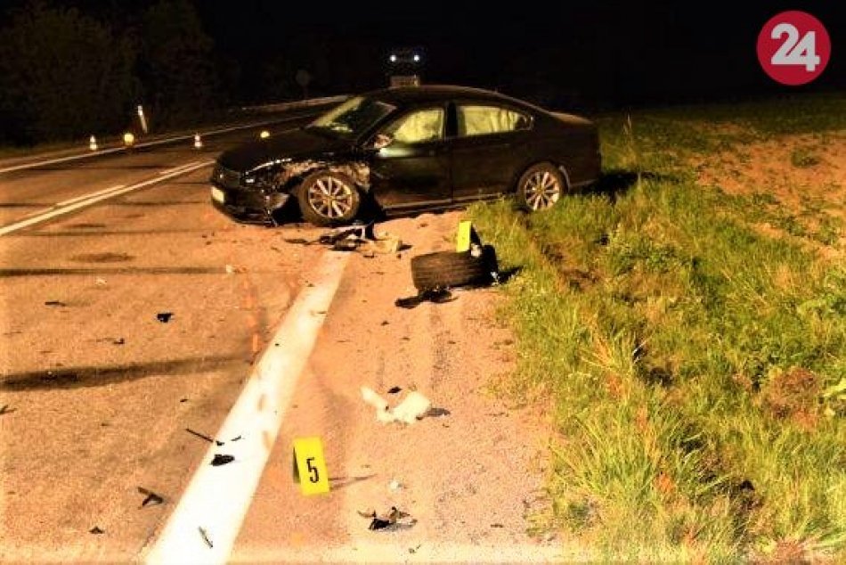 Ilustračný obrázok k článku Erika narazila do jeleňa, auto odhodilo: Ošetrovali ju v nemocnici v Trenčíne, FOTO