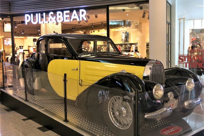 Ilustračný obrázok k článku Historické Bugatti v OC CENTRAL Bratislava