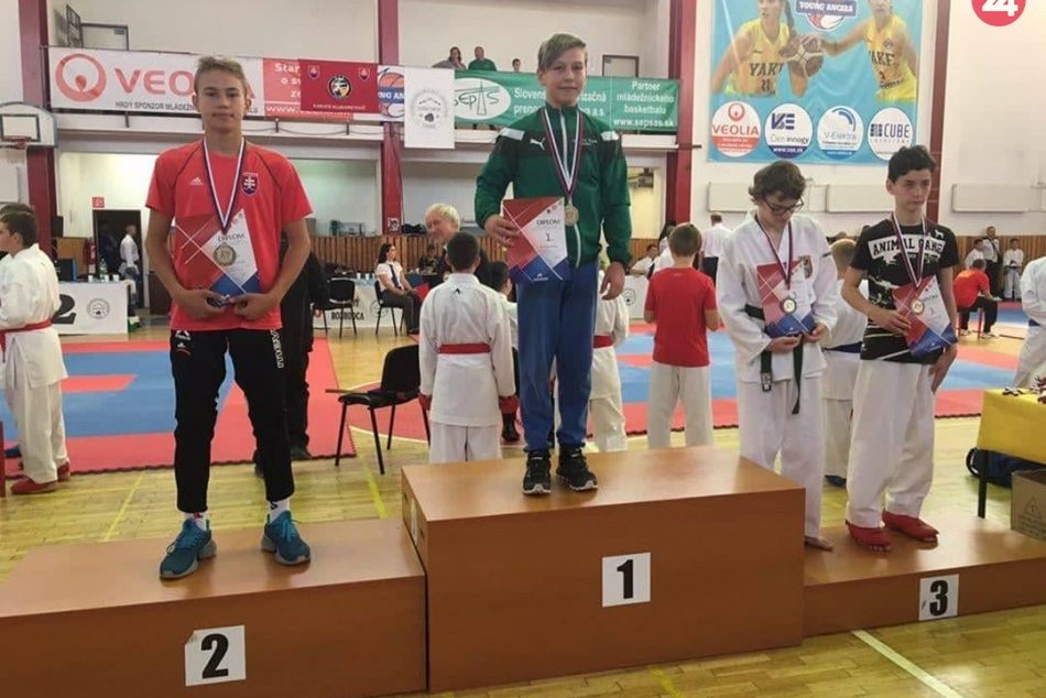 Ilustračný obrázok k článku Krásny úspech žilinských karatistov: Hrnková a Králik na stupienkoch víťazov