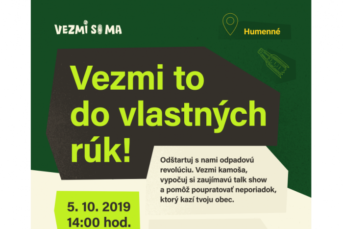 Ilustračný obrázok k článku Pozvánka: Už túto sobotu - Vezmi si ma Humenné