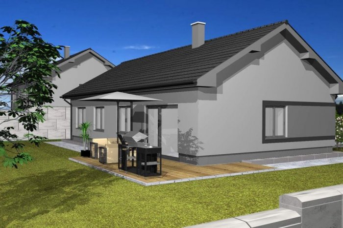 Ilustračný obrázok k článku Exkluzívna ponuka: Novostavba na kľúč v Slaskej, VIZUALIZÁCIE