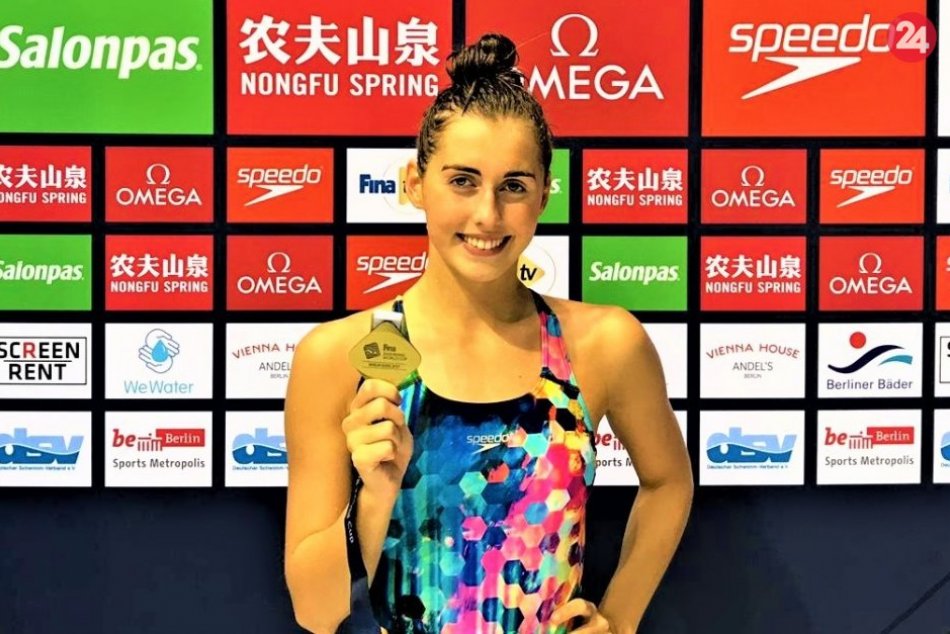 Ilustračný obrázok k článku Považskobystrická radosť: Nikoleta Trníková si vyplávala medailu a tiež limit