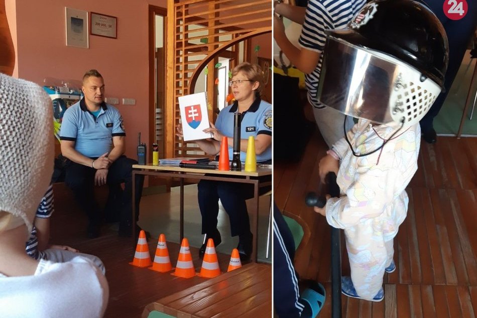 Ilustračný obrázok k článku Malí pacienti mali v Bystrici o zážitok postarané. Obdivovali obušky aj vysielačky, FOTO