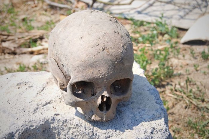 Ilustračný obrázok k článku Zásah proti gangu: Mexická polícia našla morbídny oltár z ľudských lebiek