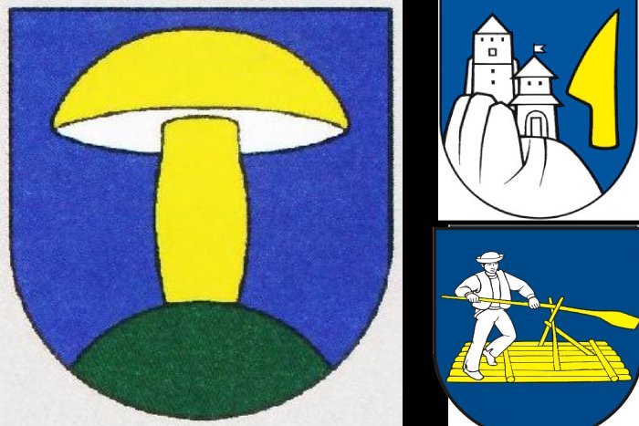 Ilustračný obrázok k článku HLASOVANIE: Huba, pltník i holub: Vyberte najkrajší erb obce Ružomberského okresu