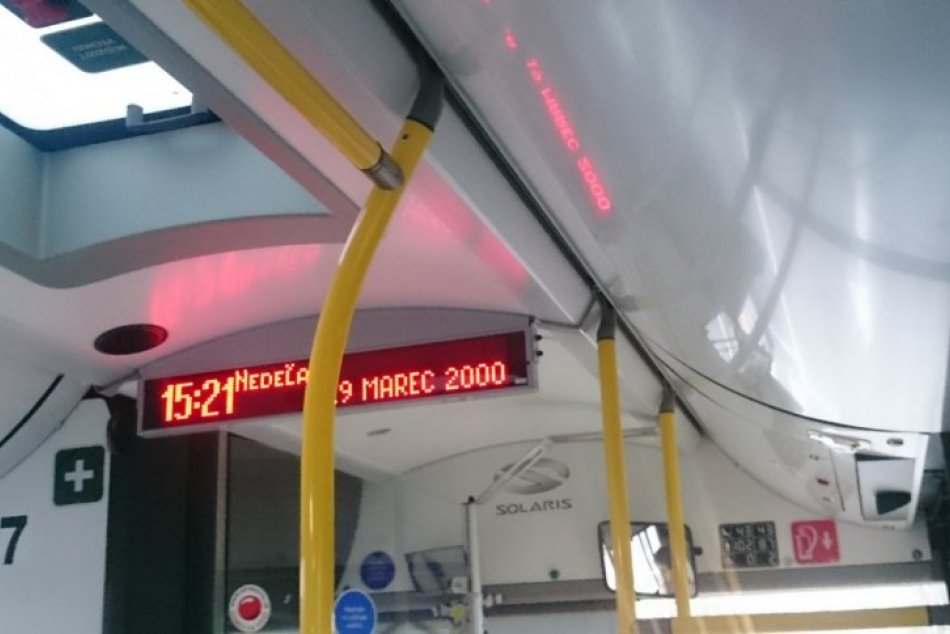 Ilustračný obrázok k článku V Prešove sme cestovali v čase: Na displejoch v MHD svietil zvláštny dátum, FOTO