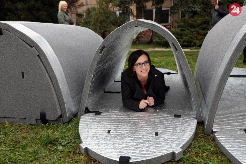 Ilustračný obrázok k článku Košickí bezdomovci dostali od mesta 5 zateplených iglu, FOTO