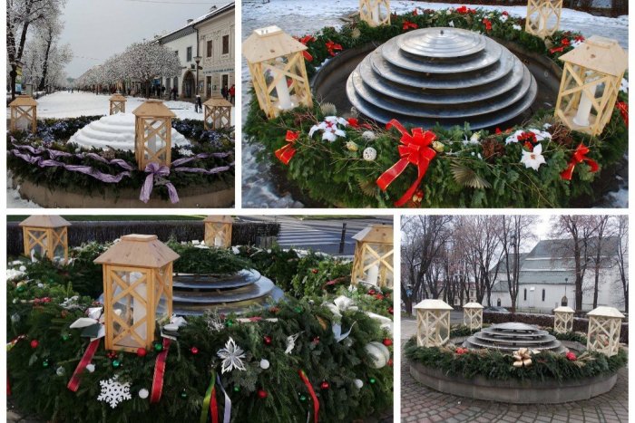 Ilustračný obrázok k článku HLASOVANIE: Ktorý adventný veniec v Spišskej sa vám zatiaľ páčil najviac?