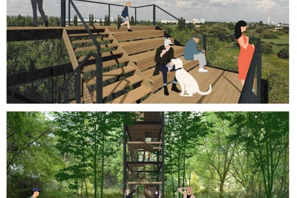 Ilustračný obrázok k článku Vyhliadka na Kamenáči: Mesto muselo zmeniť pôvodné umiestnenie, VIZUALIZÁCIA