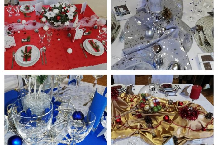 Ilustračný obrázok k článku Štedrý večer klope na dvore: Parádne inšpirácie od študentov hotelovej akadémie, FOTO