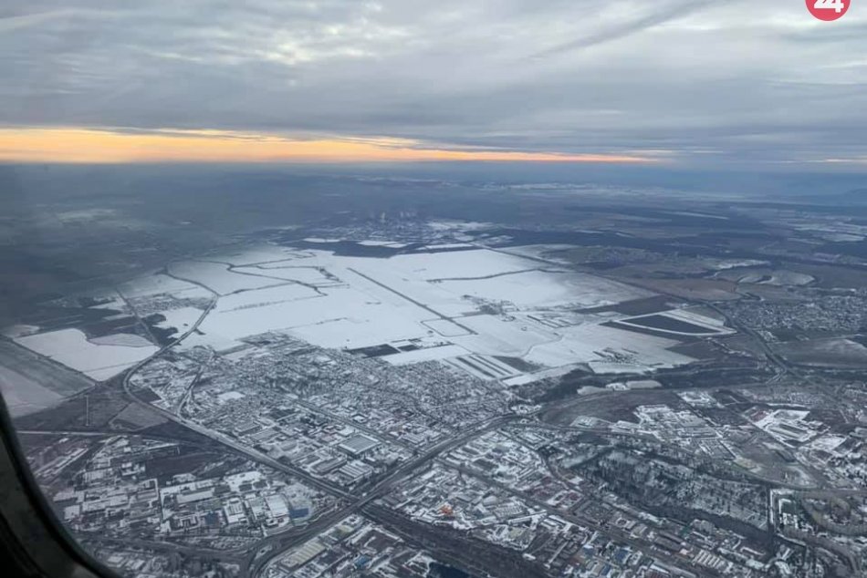 Ilustračný obrázok k článku Košičania majú často sneh vďaka U. S. Steelu, FOTO