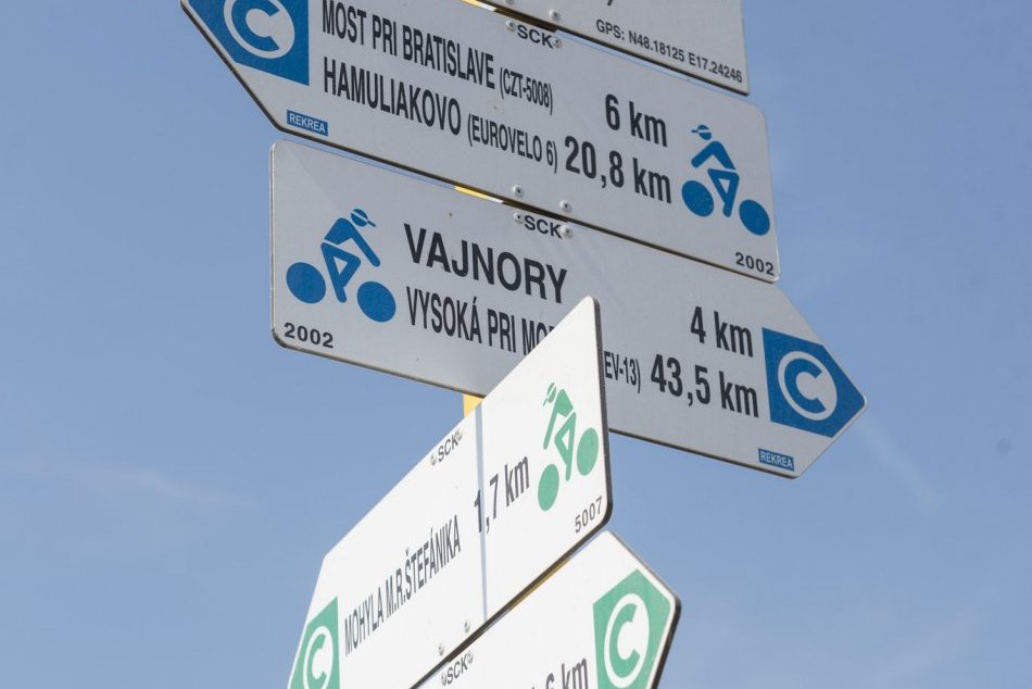 Ilustračný obrázok k článku Cyklisti a turisti už nezablúdia, navedie ich značenie