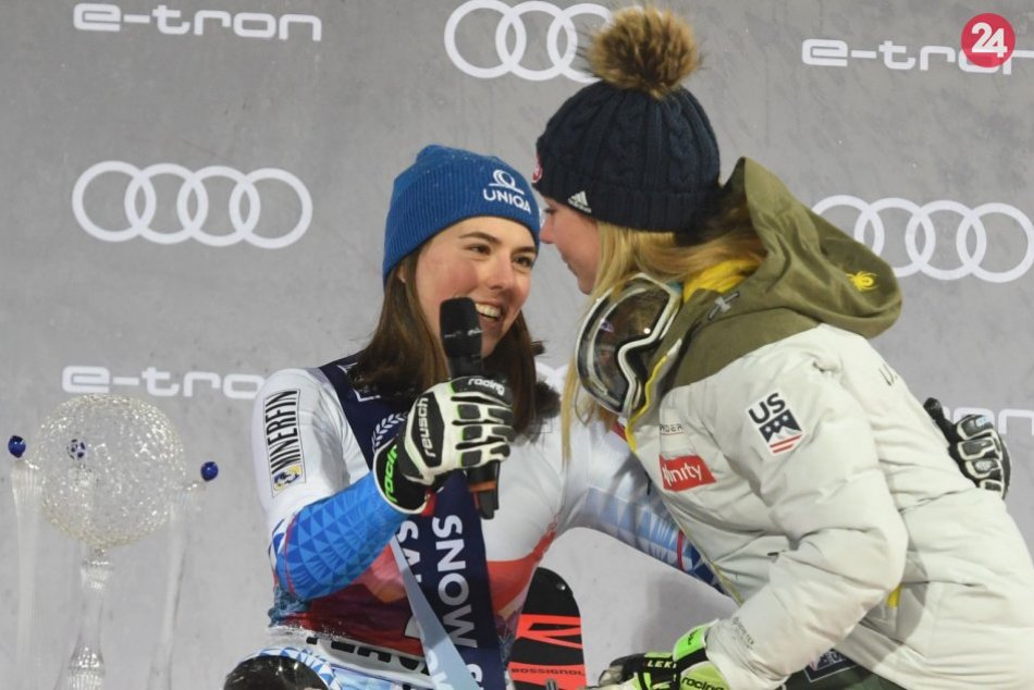 Ilustračný obrázok k článku Shiffrinová vzdala hold Vlhovej: Má dokonalú techniku, momentálne je lepšia ako ja