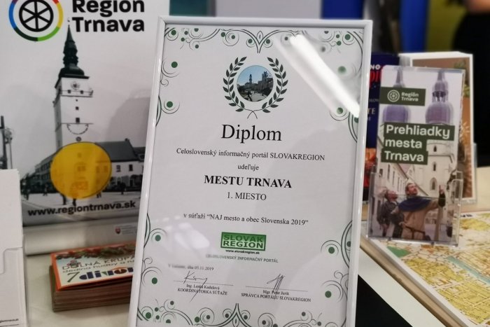 Ilustračný obrázok k článku Je to čierne na bielom: Trnava je NAJ a má na to aj diplom