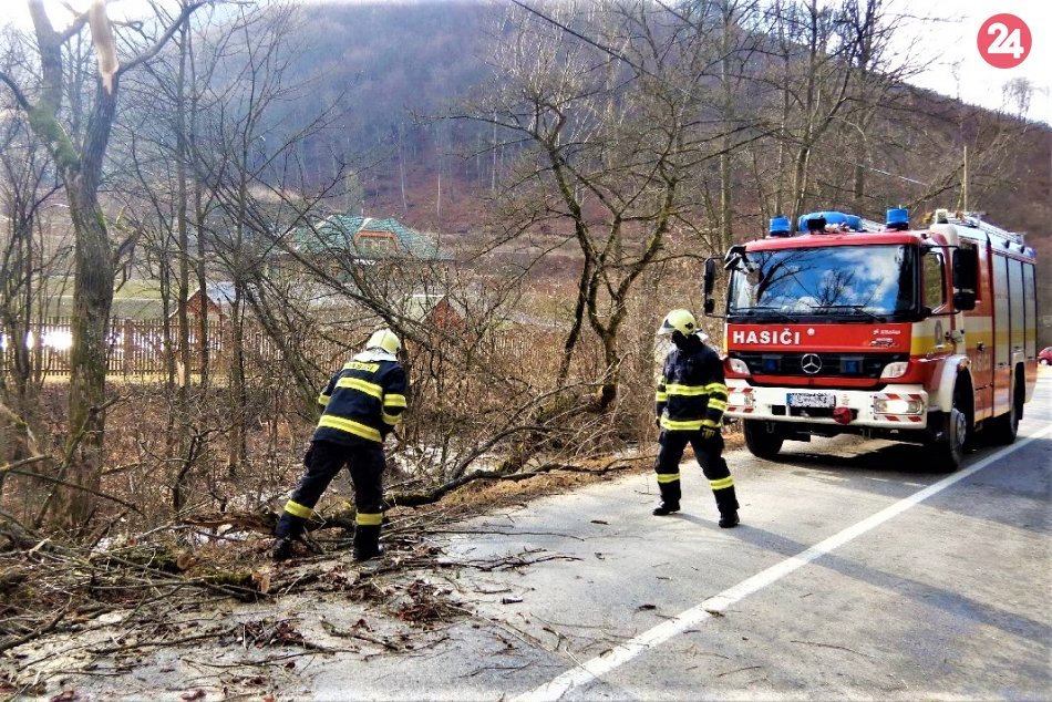 Ilustračný obrázok k článku Najprv potopy a teraz víchrica Petra: V Trenčianskom kraji lámalo stromy, strechy, stĺpy, FOTO