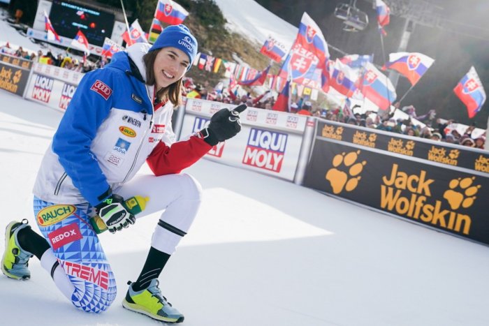 Ilustračný obrázok k článku Reakcia Petry Vlhovej na druhé miesto v Kranjskej Gore: V cieli ju mrzela jedna vec
