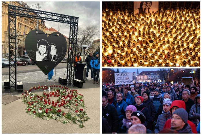 Ilustračný obrázok k článku SPOJILI NÁS: Slováci zaplnili námestia, pripomínajú si dva roky od vraždy Jána a Martiny