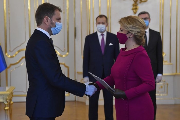 Ilustračný obrázok k článku Prezidentka vymenovala vládu. Expremiéra sa dotklo, že mu Matovič neďakoval