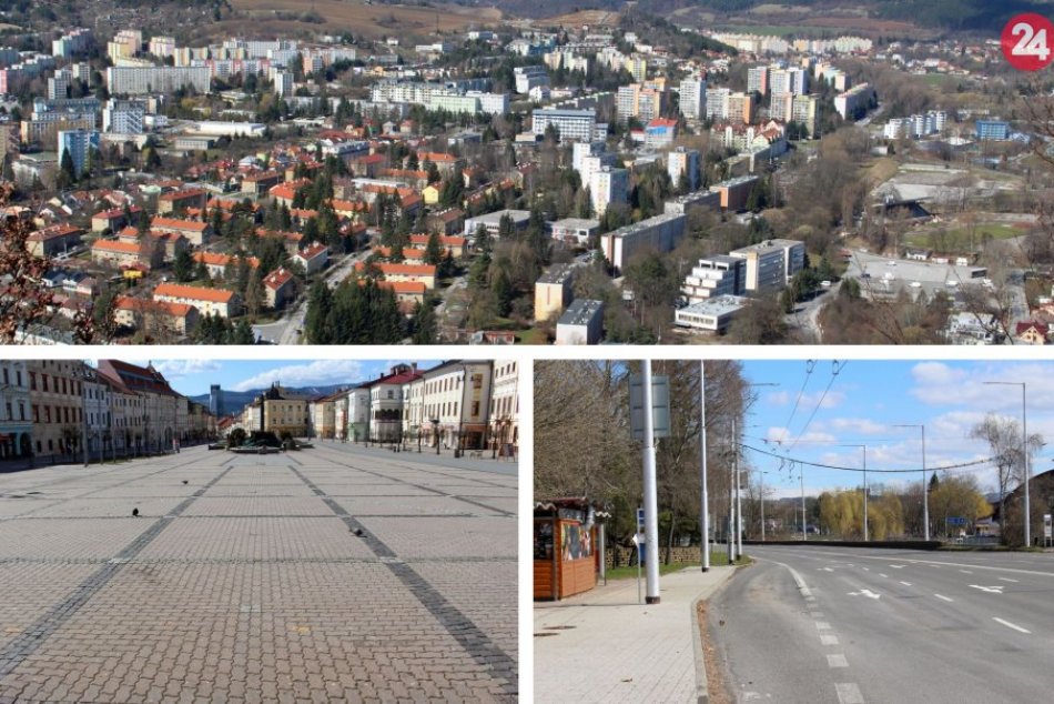 Ilustračný obrázok k článku Spomínate si na lockdown spred 2 rokov? Takto vyľudnil bystrické ulice či park, FOTO