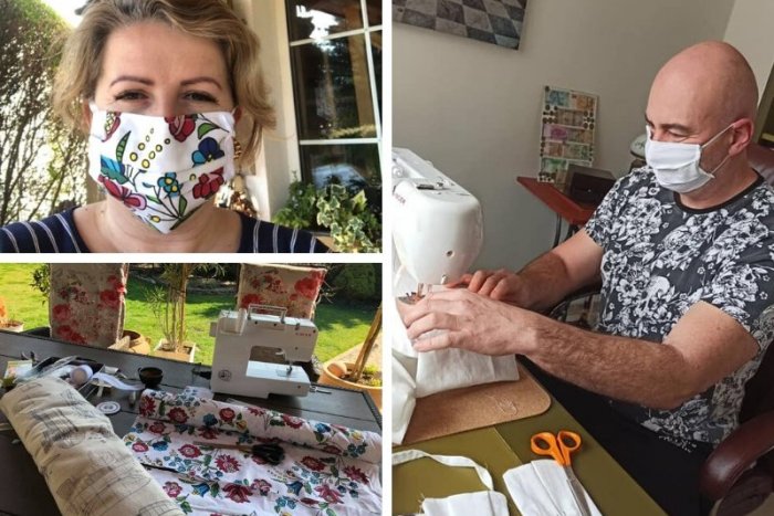 Ilustračný obrázok k článku O rúška je stále záujem: V Zámkoch ich šijú aj poslanci