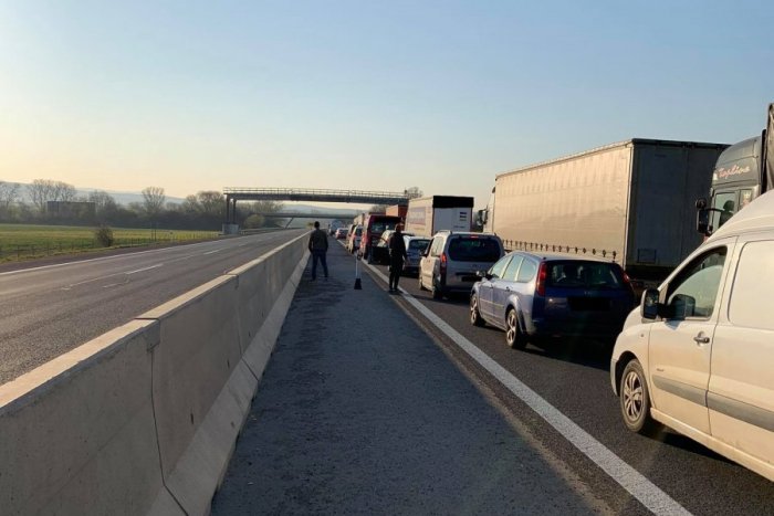 Ilustračný obrázok k článku Na diaľnici z Prešova do Košíc boli rozsiahle kolóny, FOTO