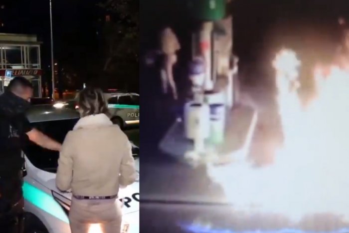 Ilustračný obrázok k článku Nečinnosť zamestnancov pri požiari čerpačky? Opak je pravdou, odkazuje polícia!