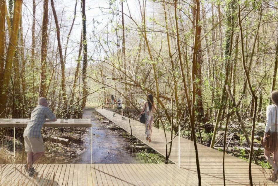 Ilustračný obrázok k článku Nová podoba Železnej studničky: Drevené móla, člnkovanie aj "žabochody"