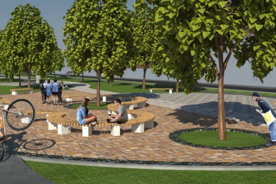 Ilustračný obrázok k článku Zelené srdce Podunajských Biskupíc: V mestskej časti sa črtá nový priestor pre oddych + VIZUALIZÁCIE