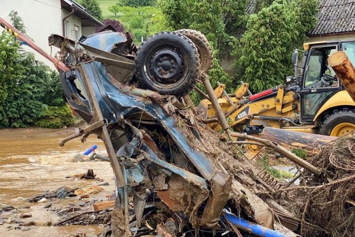 Ilustračný obrázok k článku Povodne v Česku: Hlásia jednu obeť a nezvestnú ženu