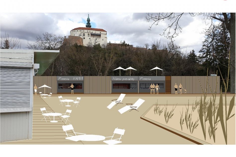 Ilustračný obrázok k článku Novinky na nitrianskom kúpalisku: Takto bude vyzerať nová gastrozóna, VIZUALIZÁCIE