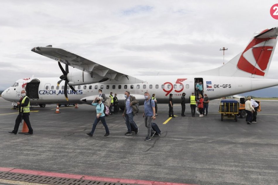 Ilustračný obrázok k článku Košické letisko ožilo. Prvý let z a do Prahy absolvovali pasažieri spoločnosťou Českých Aerolínii, FOTO