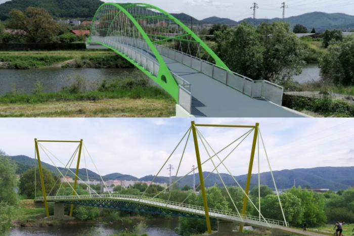 Ilustračný obrázok k článku Radnica spustila online anketu: Humenčania si vyberajú podobu nového cyklomosta