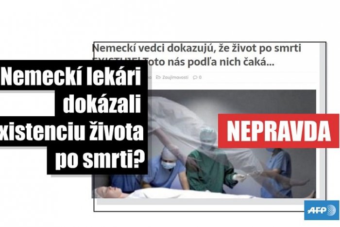 Ilustračný obrázok k článku Smola, nemeckí vedci existenciu života po smrti vraj nedokázali