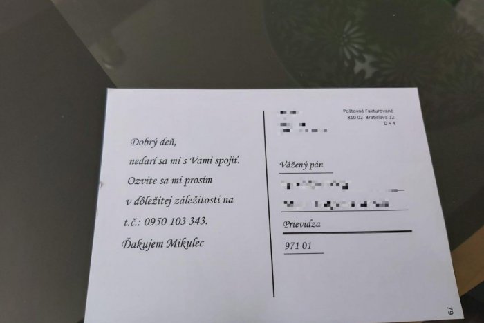 Ilustračný obrázok k článku Policajti s dôležitým upozornením: Po Prievidzi sú rozposielané TAKÉTO listy