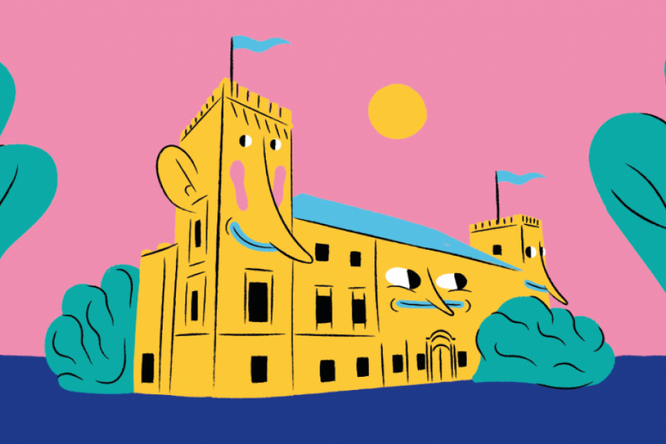 Ilustračný obrázok k článku Hrady na Pohroní propagujú nevšedným spôsobom: Originálnymi ilustráciami